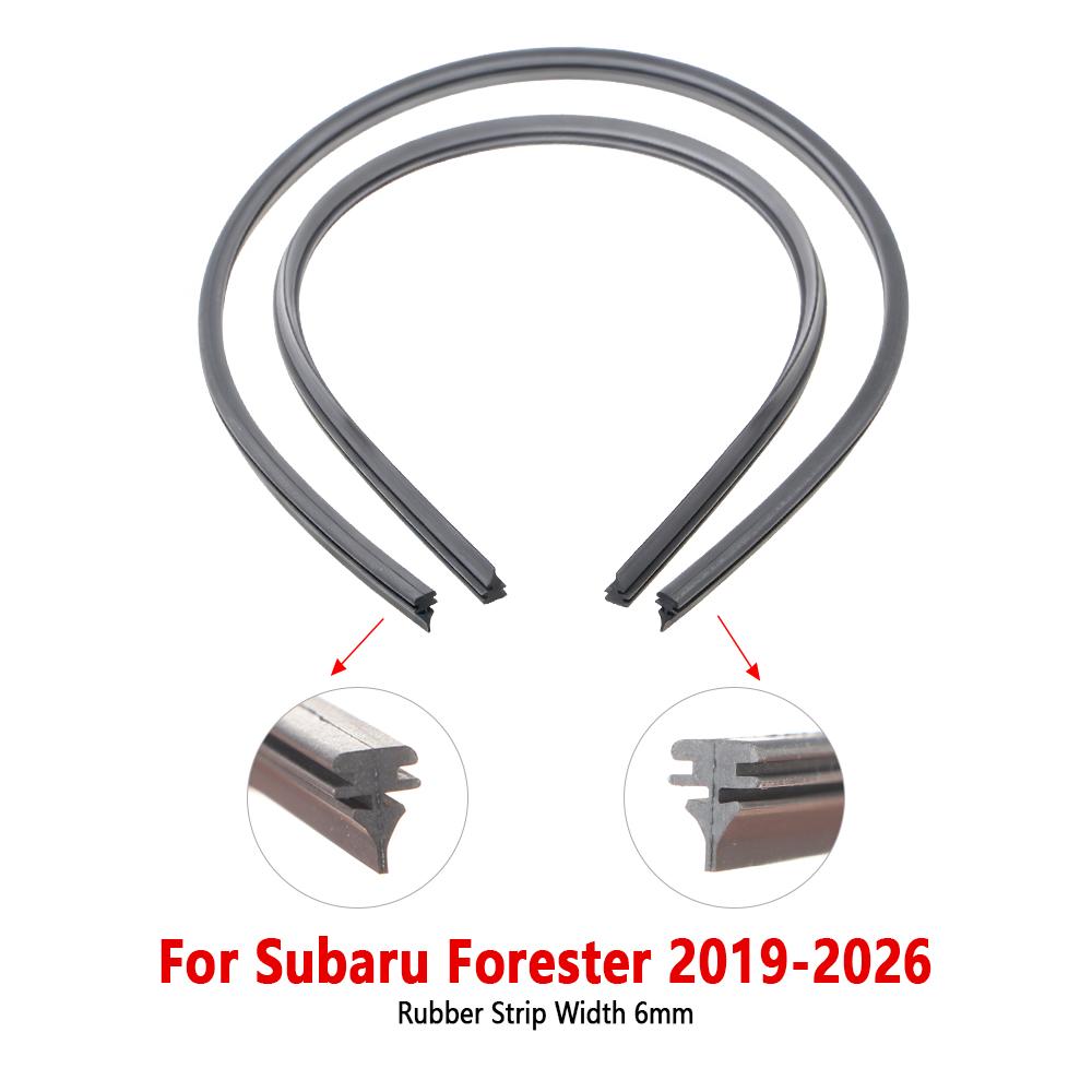 For Subaru Forester 2019 2020 2021 2022 2023 2024 2025 2026 Wiper Refill Rubber Strip Car Wiper Accessories 1Pair