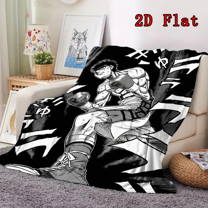Hajime No Ippo 2D Flat Pattern Flannel Blanket High Quality All Seasons Warmth and Comfort Perfect for Christmas Gifts.SMT0917553