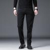 Non-fading Stretch Jeans Men's Korean Style Trendy Slim Straight Pants 2023 Autumn Large Size Loose And Casual