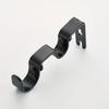 2Pcs Heavy-duty Curtain Rod Brackets Double Rod Double-Layer Hanging Brackets  Home Use