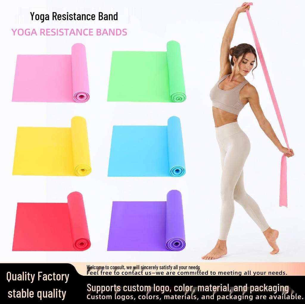 Elastic Yoga Resistance Band for Fitness and Dance Stretching