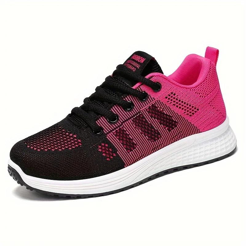 Women's Shoes Casual Sneaker Soft Soled Mesh Breathable Casual Shoes Running Light Travel Shoes Women's Summer Shoes