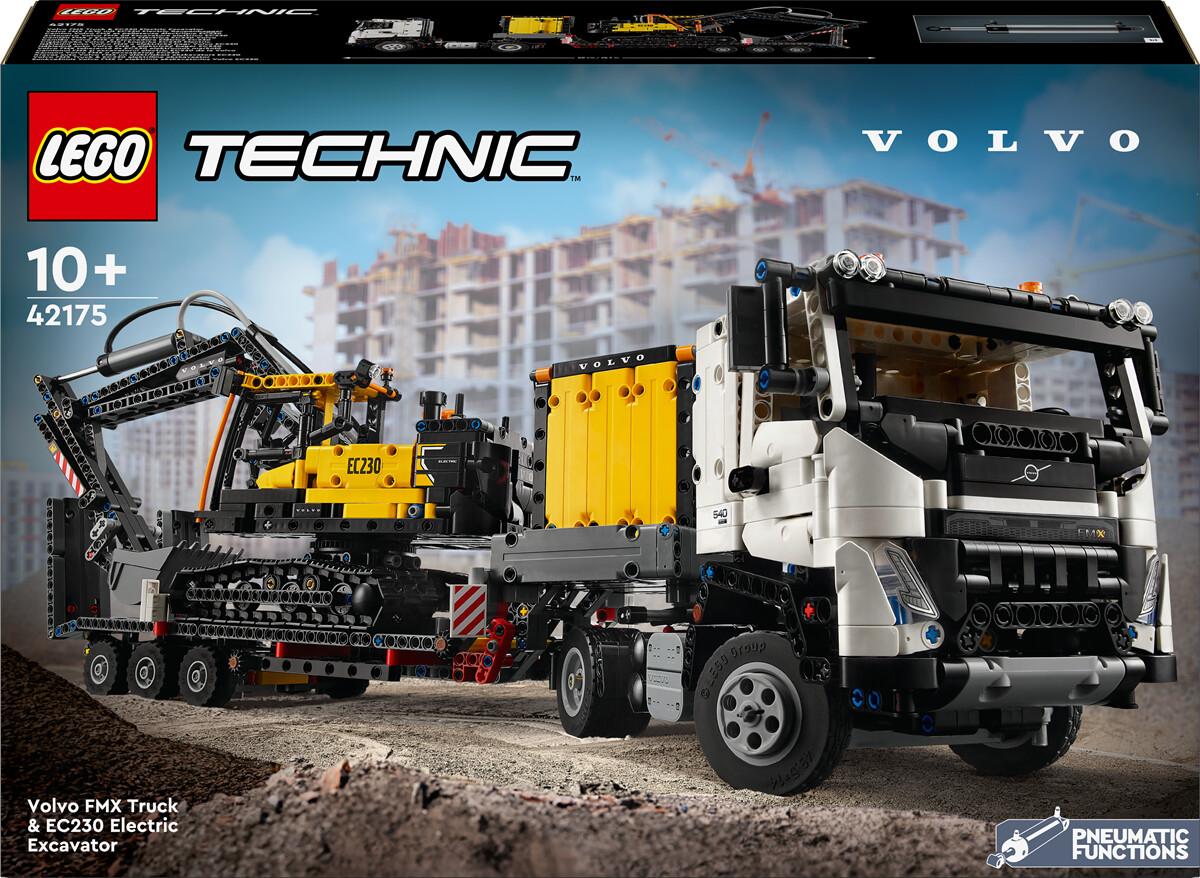 

LEGO конструктор Technic – Грузовик Volvo FMX с гусеничным экскаватором EC230 Electric (42175)