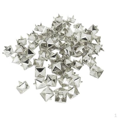 Metal Clothing Studs Punk Rivets For Leather Bags Shoes 7mm