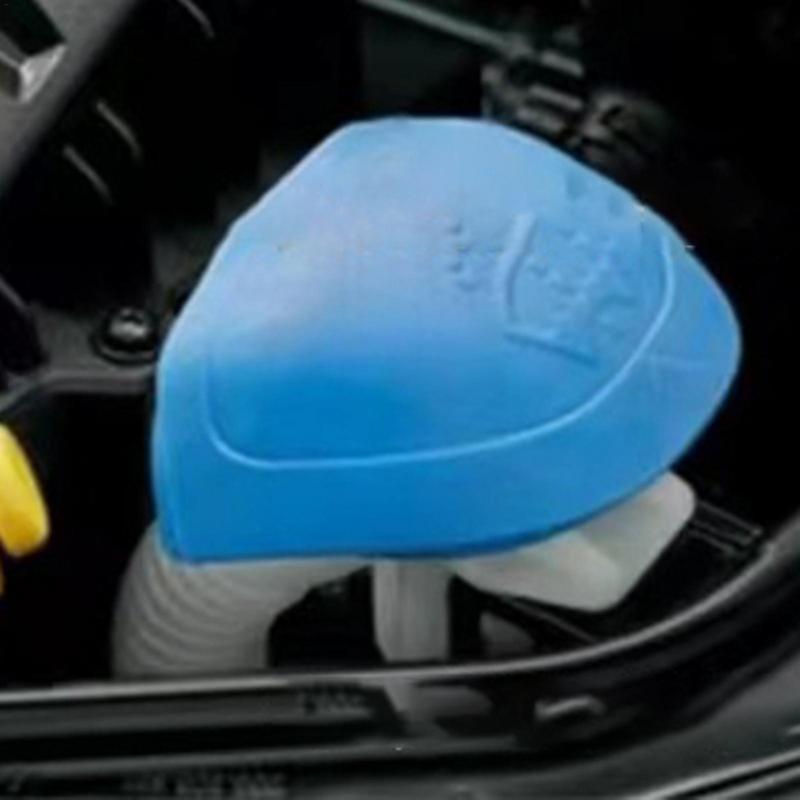 6V0955485 6V0 955 485 Torkarspolarvätskebehållare Tank Flaska Lock Kåpa Plast Blå FörAudi FörVolkswagens SKODAs