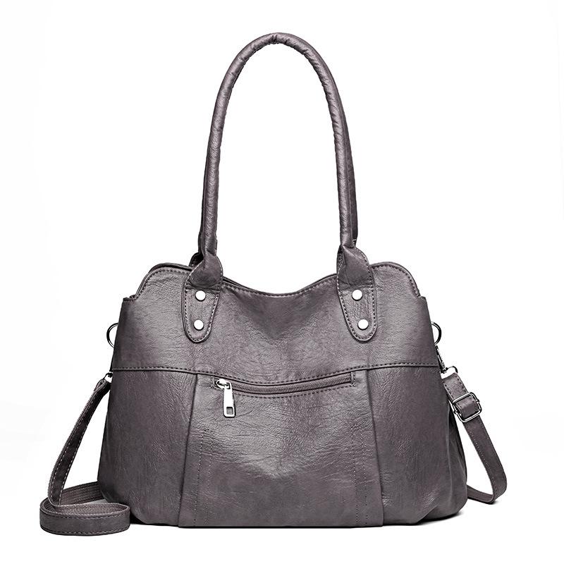 Mother Bag Soft Leather Handbag Women's Shoulder Crossbody Bag Computer Bag Tote Bag