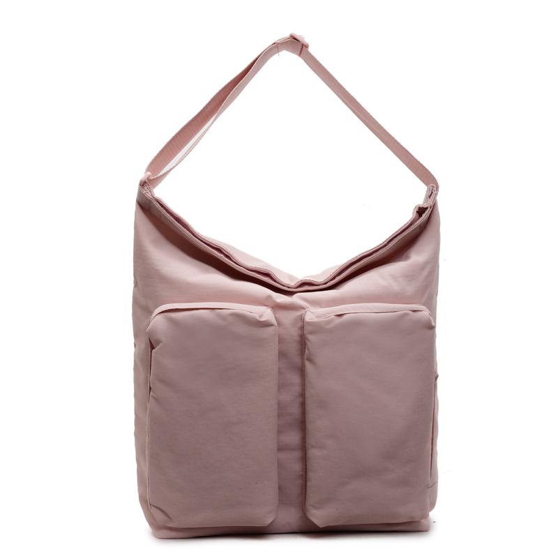 Damen Schultertasche Einfarbig Tragetasche Studenten Reisetasche