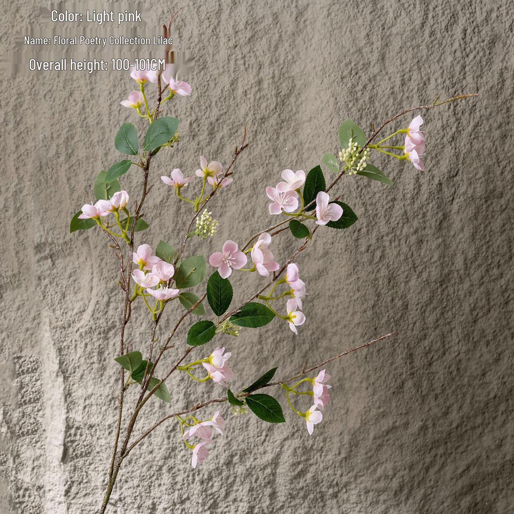 Lilac Flower Poetry Collection: Home Decor and Wedding Bouquet with Rose Flower Wall Simulation.