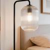 Striped Vertical Striped Lantern Shaped Decorative Cover Glass Lamp Shade Light Fixture