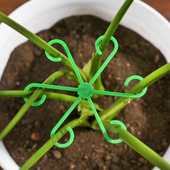 20 szt. podpór do łodyg roślin, podpórki do łodyg roślin domowych, wielokrotnego użytku, podpory do roślin Monstera, zapobiegają opadaniu i łamaniu łodyg, do roślin doniczkowych, róż