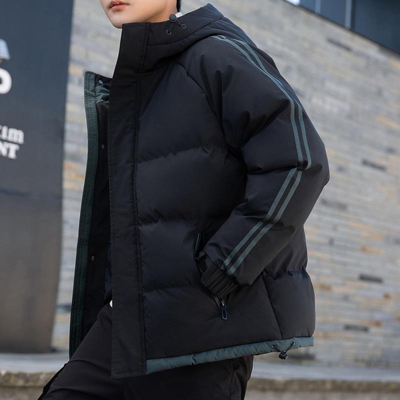 Men's Jacket Autumn Winter New Men's Cotton Coat Korean Style Trendy Short Cotton Jacket Thickened Down Cotton Clothing for Men