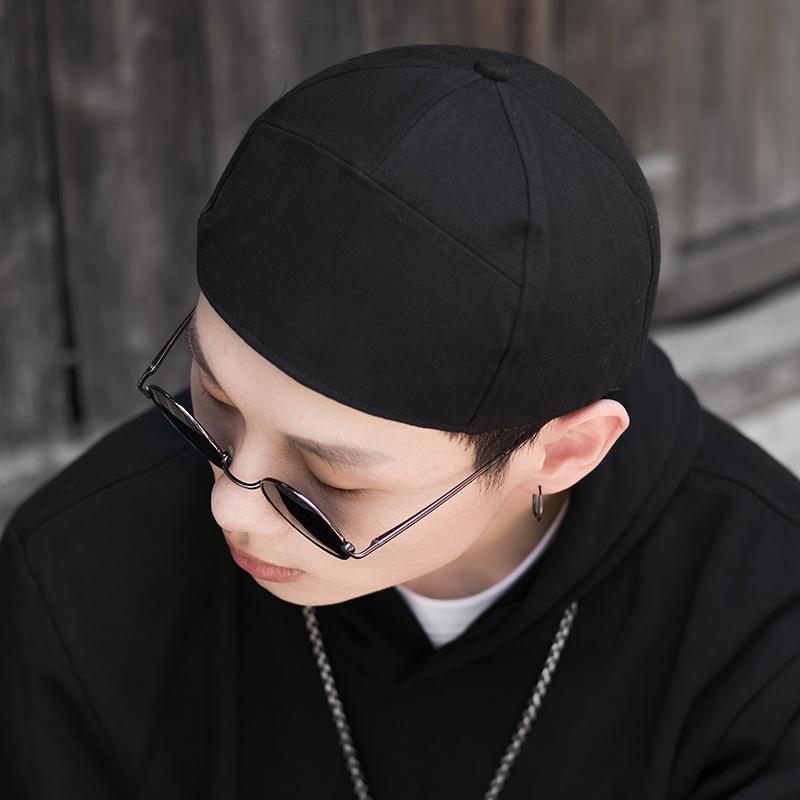 Buy Mens Brimless Hat Black Skullcap 
