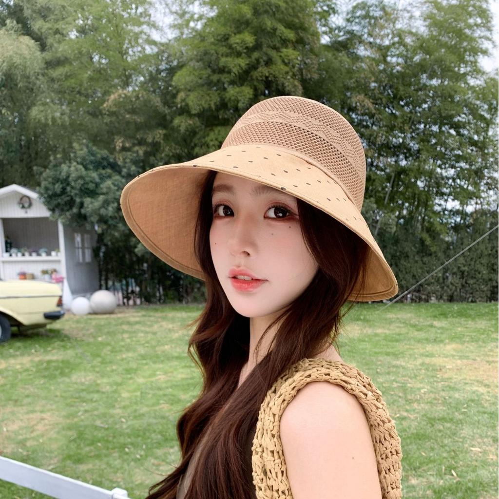 Fashionable Versatile Bow Fisherman Hat For Women, Summer Outdoor Casual Sunshade Hat, Face-Enhancing Little Sun Hat