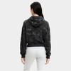 Under Armour Journey Washed Geprägter Hoodie Pullover Damen Tops Schwarz 1376915-001
