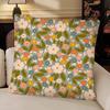 Flowers Pillow Case Fashion Square Pillowcase Bedroom Sofa Room Ins Decoration Leisure