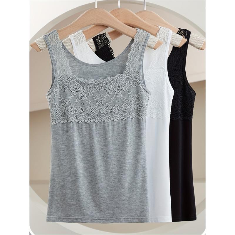 Lace Camisole Ladies Wear Bottoming Shirt Outside In Summer And Slim Sleeveless Top