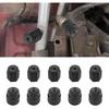 AC Valve Port Cap for Car Air Conditioning Service System, 0.5" Low Pressure and 0.6" High Pressure A/C Charging Port Caps Kit, ABS Leak-Proof Sealed