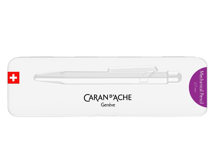 CARAN Mechanical Pencil 849 Color Matte X Violet Metal Can Officially Imported D'ACHE MF0844-605 0.5mm
