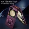 360° Magnetic Ring Kickstand Phone Case for Samsung Galaxy Z Flip 6 5 4 3 Flip5 Flip4 Flip6 Holder Hard Shell Protection Cover