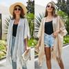 Top da Donna Larghi con Frange Copricostumi da Spiaggia Kimono Cardigan Costume da Bagno Copricostumi Camicetta per Costumi da Bagno Abbigliamento da Resort