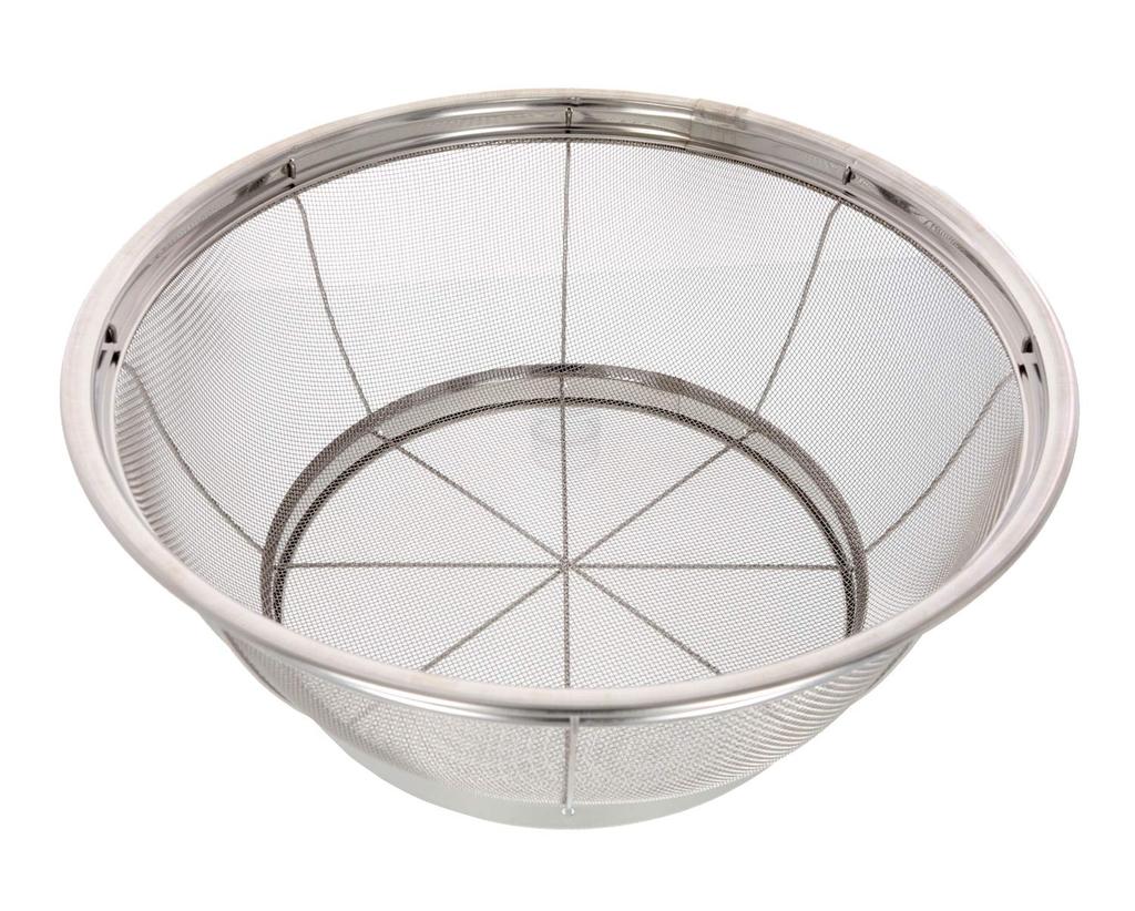 Takagi TAKAGI Deep Drains Kitchen Made In Japan Colander, 40cm, Silver, Food, Rust-Resistant, Durable, Utensil,