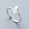 Simple Forest Sweet Pineapple 925 Sterling Silver Jewelry Personality Temperament Fruit Popular Opening Rings TYB505