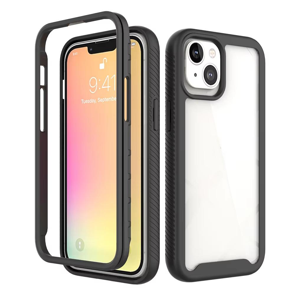 Full Cover Case Shockproof Protective Phone Case for iPhone 17 16 15 14 13 Pro Max For iPhone 16 чёрный