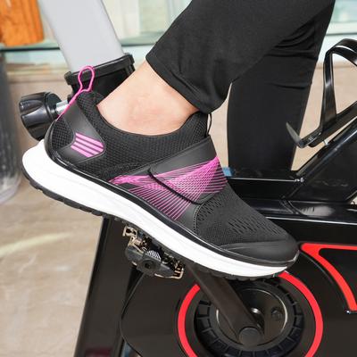 Kadın kapalı alan fitness dinamik bisiklet ayakkabıları sert tabanlı kauçuk tabanlı bisiklet ayakkabıları SPD MTB Spor Ayakkabıları dağ Bisikleti ayakkabıları