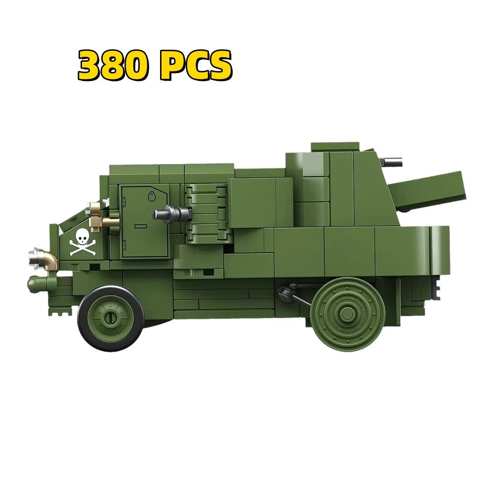 High-Quality 380Pcs High-Quality Russian High-Quality Army High-Quality Gadfly High-Quality Ptitolov High-Quality Armored Transport vehicle 300037