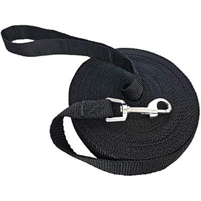 5m/ 10m / 15m Dog Lead Lanyard Black Dog Training Leash Long Lead for Small To Large Dogs