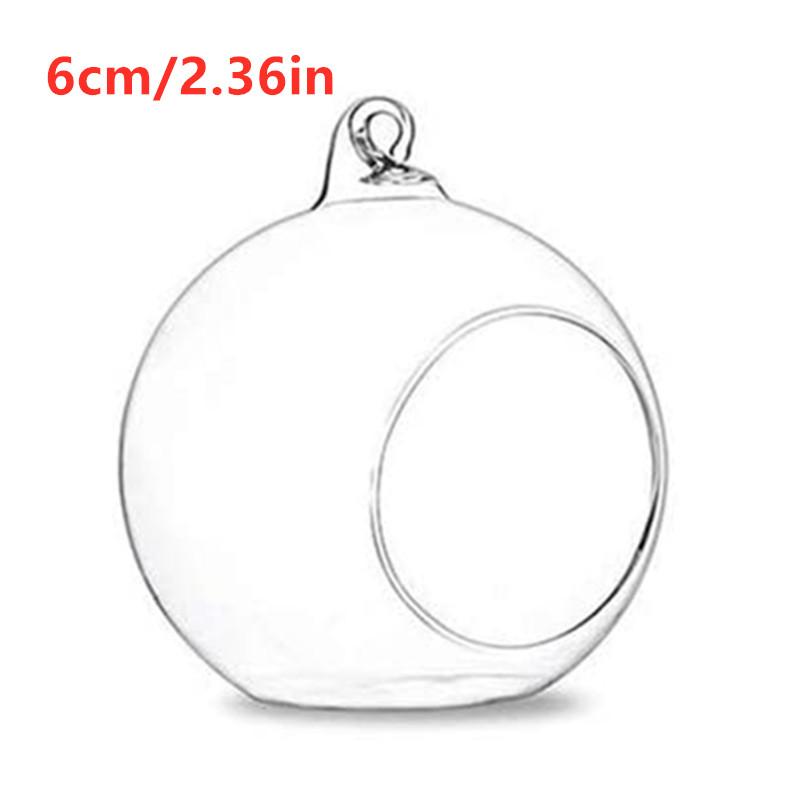 

Hanging Glass Terrarium Globe Tea Light Candle Holder Succulents Vase Hanger for Home Wedding Party Indoor Outdoor Decor