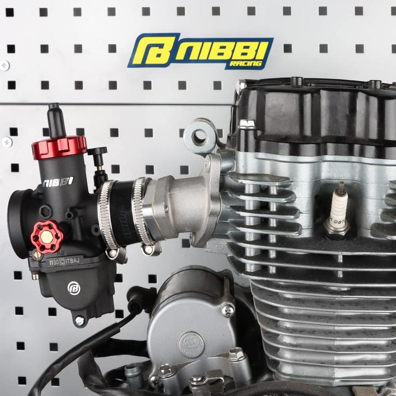 NIBBI CNC Intake Manifold Replacement Orginal CG Engine Horizontal Engine High-Performance Manifold Motorcycle PE PWK Carburetor