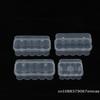 [ZYAS]3/5/7/10mL 10-Slot Vial Storage Case Plastic Clear Microtube Storage Box Stackable Freezer Tube Box Diabetic Supplies