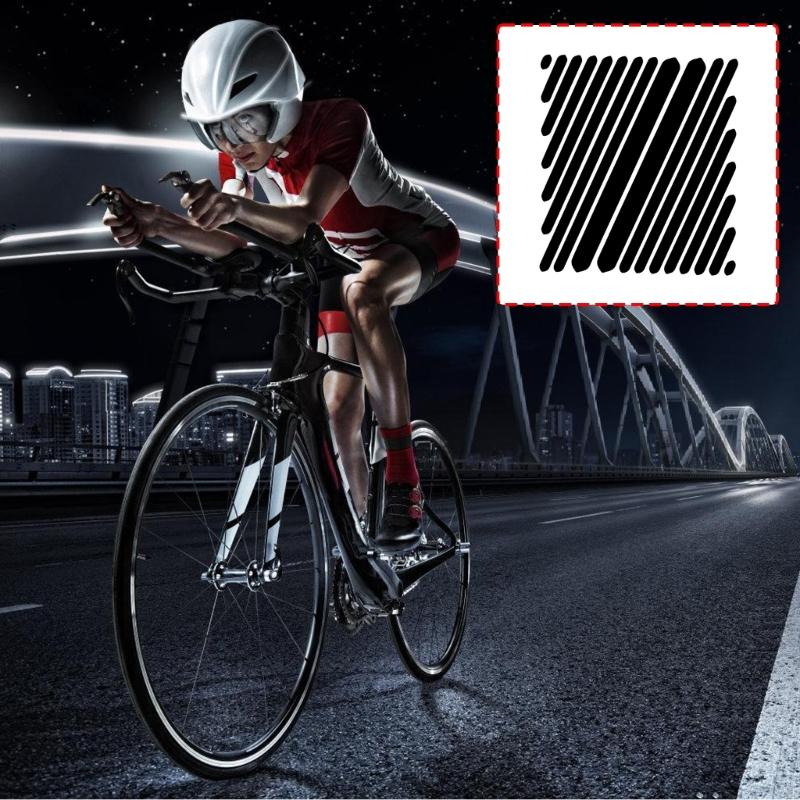 Adhesive Reflective Sticker For Motorcycle Helmets Easy To Apply And Long Lasting Reflector for Improved Visibility