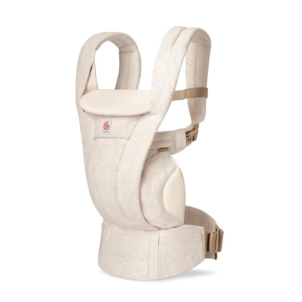 Ergobaby OMNI Deluxe Linen Baby Carrier In Guaranteed Authentic Japanese Made of Smooth and Suitable for Newborns and Babies Natural, Product, Linen,