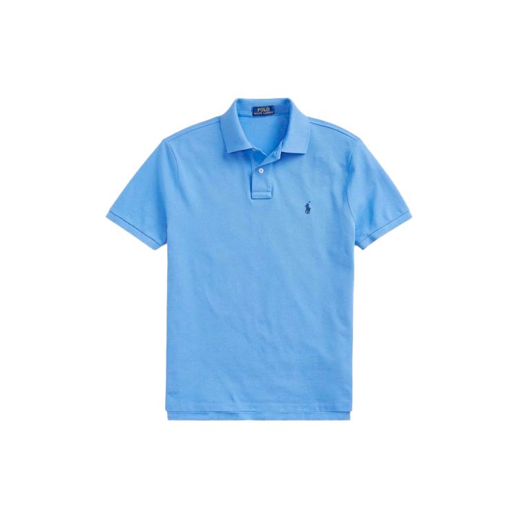 

Мужская футболка-поло Polo Ralph Lauren с вышивкой логотипа, хлопок, короткий рукав, синий 710782592-012 XL