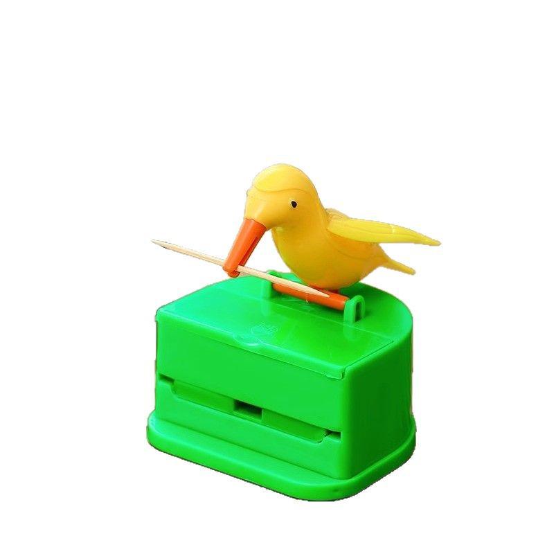 Little Bird Pop-Up Toothpick Holder - Creative, Manual Press, and Refillable