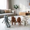 3D Geprinte Gearticuleerde Koffiekop Figuur, Verstelbare Gewrichten Bureau Beeldje, Schattig Koffieboon Ornament, Creatieve Kantoor Huis Decoratie, Leuk Verjaardagscadeau