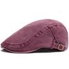 1pz Berretto da Pittore Retrò Estivo Unisex Moda Cappellino con Visiera Piatta Outdoor Casual Cappello Newsboy Monocolore Estivo Regolabile Per l'Uso Quotidiano