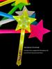 Accesorios de Estrella Luminosa para Niños - Apoyo Fluorescente para Conciertos Estrella de Cinco Puntas Luminosa