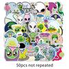 50 alien stickers - 322