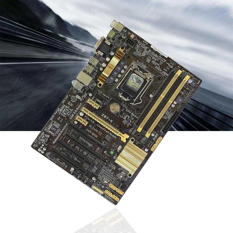 Buy ASUS Z87K LGA 1150/Socket H3 Motherboard Intel Z87 DDR3 Used at