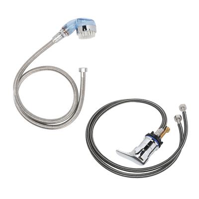 Salon Shampoobecken Armatur und Sprühkopf-Set Shampoo Bett Blau Drucksprühkopf Schlauch