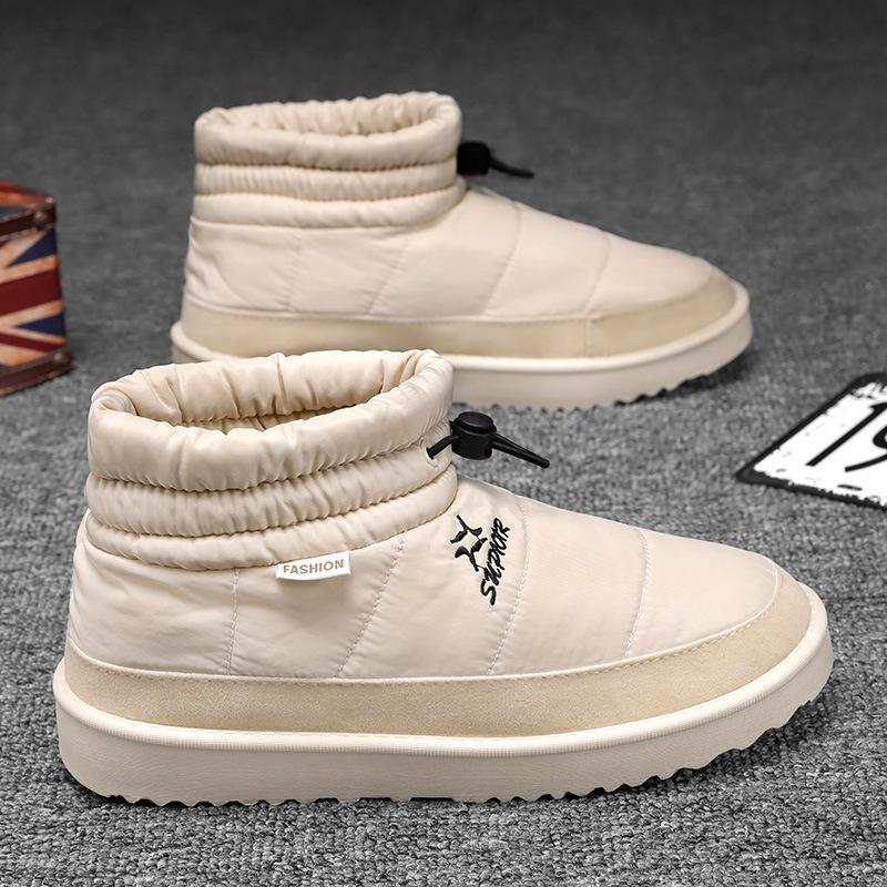 

Мужские новые зимние универсальные ботинки на высокой подошве в британском стиле, модные хлопковые ботинки, теплые бархатные утолщенные хлопковые ботинки 44