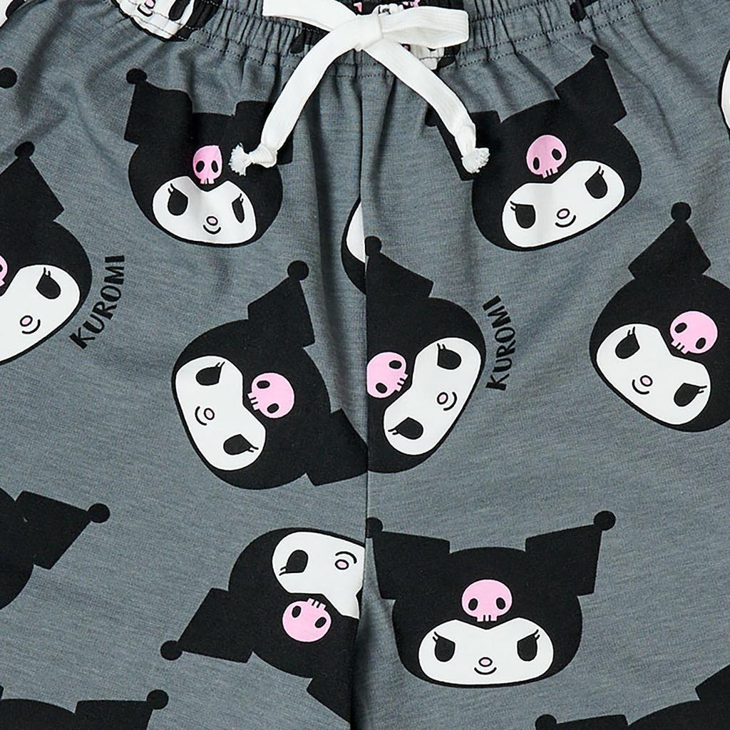 Sanrio 608041 Bavlněné šortky Kuromi, 65% Polyester, 35%