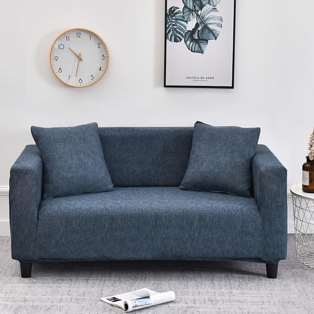 Bedruckter Sofabezug, Stretch-Couchbezüge, Loveseat-Schonbezüge für 2-Sitzer-Kissen, Couch, waschbar, Wohnzimmermöbelschutz