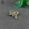Vintage Copper Long Snake Miniature Figurines Desk Decorations Ornaments Accessories Handmade Brass Car Key Chains Pendant Decor