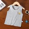 Children'S Vest Colored Cotton 7A Antibacterial Baby Vest Four Seasons Boys And Girls Bottoming Shirt Home Vest Single Top