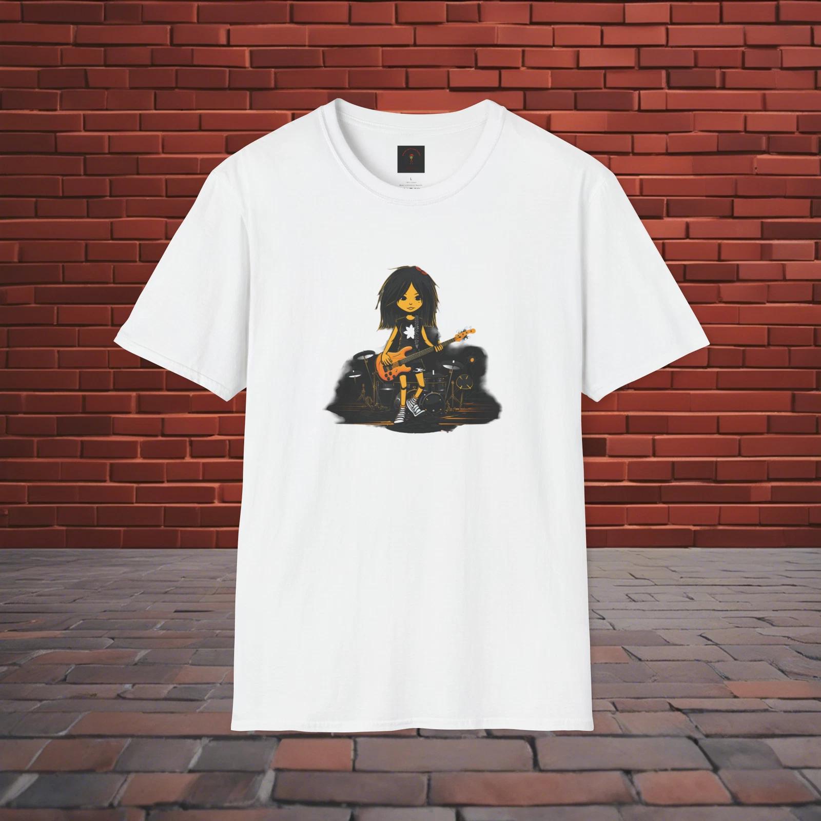 Rock and Roll Girl 1 Unisex Softstyle T-Shirt S