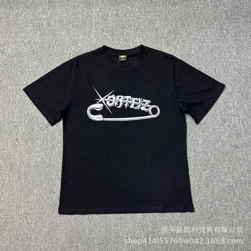 New High Street Corteiz Alcatraz Fun Letter Print Men's and Women's Casual Short Sleeve T-Shirt